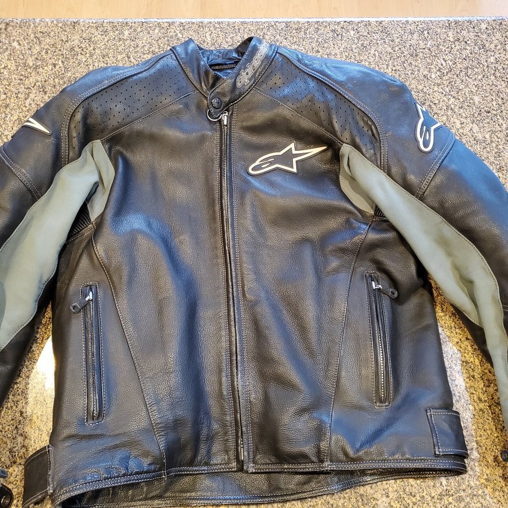 ALPINESTARS Leather Jacket size 48, (58 euro)
